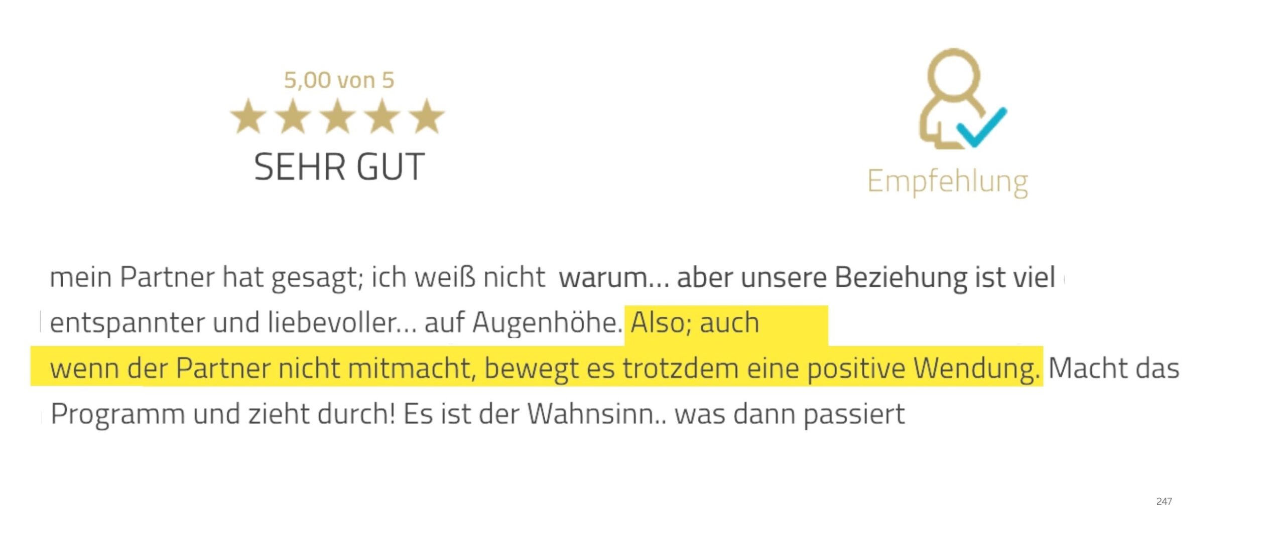 Originales ProvenExpert-Feedback zum Solo-Effekt